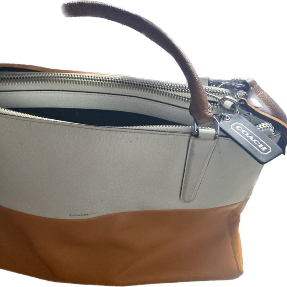 Coach Limited Edition Borough Bag - Orange & White - Boarskin